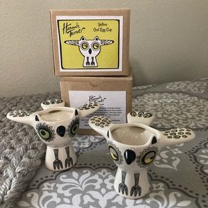 Hannah Turner/Owl Egg Cup Set of 2